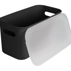 Sunware Aufbewahrungsboxen-Sigma home 6 Liter cube box - Black