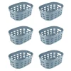 Sunware Aufbewahrungsboxen^Sigma home 15 Liter Blue Korb - Set von 6