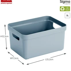 Sunware Aufbewahrungsboxen^Sigma home 5 Liter Aufbewahrungsbox - Blue