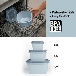 Sunware Schüssel & Schalen^Sigma home 0,8 Liter Frischhaltedose - Blue