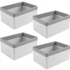 Sunware Schüssel & Schalen-Sigma home 3,3 Liter Set von 4 Organiser - White