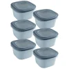 Sunware Schüssel & Schalen-Sigma home 1,8 Liter Set von 6 Frischhaltedose - Blue