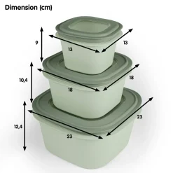 Sunware Schüssel & Schalen-Sigma home 3,8 Liter Frischhaltedose - Green