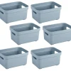 Sunware Aufbewahrungsboxen^Sigma Home 2,5 liter Set von 6 Lagerbox - Blue