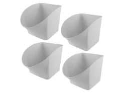 Sunware Sigma home Basic White Spielzeugbox - Set von 4< Aufbewahrungsboxen