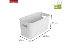 Sunware Aufbewahrungsboxen-Sigma home 3er-Set cube boxen mit Deckel - weiß