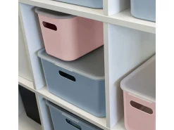Sunware Aufbewahrungsboxen-Sigma home 3er-Set cube boxen mit Deckel - weiß