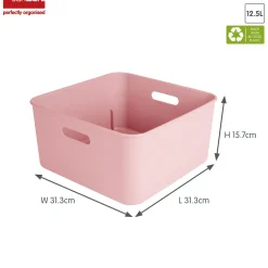 Sunware Aufbewahrungsboxen^Sigma home 4er-Set cube boxen mit Deckel - rosa