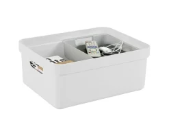 Sunware Aufbewahrungsboxen-Sigma home 4er-Set 24L Aufbewahrungsbox - weiß