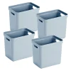 Sunware Sigma home 4er-Set 25L Aufbewahrungsbox - blau< Aufbewahrungsboxen
