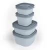 Sunware Aufbewahrungsboxen-Sigma home 4er-Set Frischhaltedose - blau