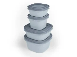 Sunware Aufbewahrungsboxen-Sigma home 4er-Set Frischhaltedose - blau