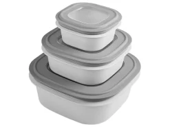 Sunware Sigma home 3er-Set Frischhaltedose - Grey< Aufbewahrungsboxen