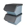 Sunware Aufbewahrungsboxen-Sigma home 2er-Set 45L Sortiereinheit + deckel - blau