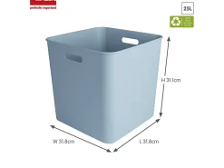 Sunware Aufbewahrungsboxen-Sigma home 4er-Set cube boxen mit Deckel - blau