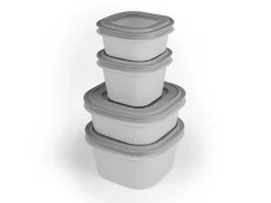 Sunware Aufbewahrungsboxen^Sigma home 4er-Set Frischhaltedose - grau