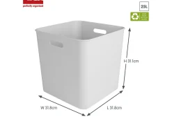 Sunware Aufbewahrungsboxen-Sigma home 4er-Set cube boxen mit Deckeln - Weiß