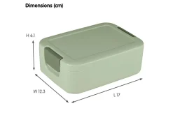 Sunware Schüssel & Schalen-sigma home Food 2er-Set Lunchbox klein - grün