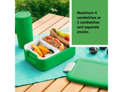Sunware Schüssel & Schalen-sigma home Food 2er-Set Lunchbox - Green