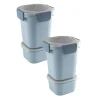 Sunware sigma home Food 2er-Set Lunchbecher - blau< Schüssel & Schalen