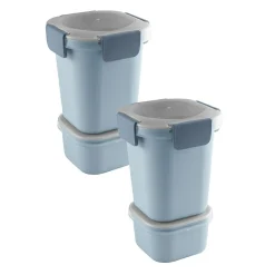 Sunware sigma home Food 2er-Set Lunchbecher - blau< Schüssel & Schalen