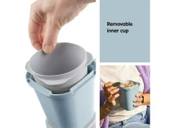 Sunware sigma home Food 2er-Set Lunchbecher - blau< Schüssel & Schalen