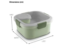 Sunware sigma Home Food 2er-Set Lunchbox - grün< Schüssel & Schalen