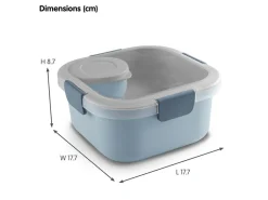 Sunware Schüssel & Schalen-sigma Home Food 2er-Set Lunchbox - blau