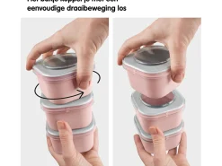 Sunware Sigma home Food to go Set von 6 Lunchboxen - Pink< Schüssel & Schalen