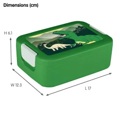 Sunware Sigma home Food to go Lunchbox - Dino green< Aufbewahrungsboxen