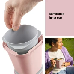 Sunware Schüssel & Schalen^Sigma home Food to go Lunchbecher - Pink