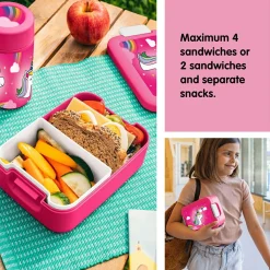 Sunware Sigma home Food to go kleiner Lunchbox - Pink< Schüssel & Schalen