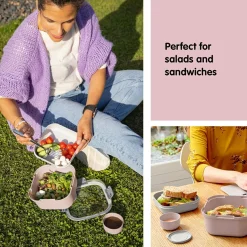 Sunware Schüssel & Schalen^Sigma home Food to go Lunchbox - Pink