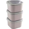 Sunware Sigma home Food to go 3er-Set Lunchboxen - Pink< Schüssel & Schalen