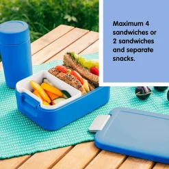 Sunware Schüssel & Schalen^Sigma home Food to go kleiner Lunchbox - Blue