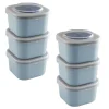 Sunware Schüssel & Schalen^Sigma home Food to go Set von 6 Lunchboxen - Blue