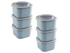 Sunware Schüssel & Schalen^Sigma home Food to go Set von 6 Lunchboxen - Blue