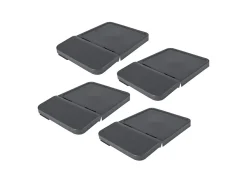 Sunware Aufbewahrungsboxen-sigma home 45/60L Anthracite Sortiereinheit Deckel - 4 St