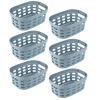 Sunware Aufbewahrungsboxen-Sigma home 5L 6er satz Korbe - Blue