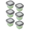 Sunware Schüssel & Schalen^Sigma home 0,8L Grey Frischhaltedose mit Tray - Set von 6