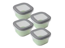 Sunware Schüssel & Schalen^Sigma home 1,8L Grey Frischhaltedose mit Tray - 4 Stück