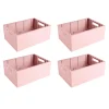 Sunware Klappboxen-Sigma home 13L Set von 4 Faltkisten - Pink