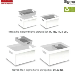 Sunware Schüssel & Schalen^Sigma home M Tray - Grey