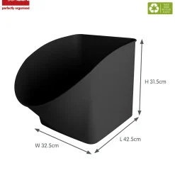 Sunware Sigma home Set von 4 Spielzeugboxen - Black< Aufbewahrungsboxen