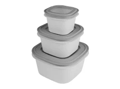 Sunware Schüssel & Schalen-Sigma home 3-teiliges Frischebehälter - Grey