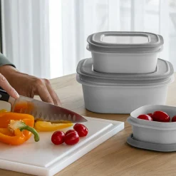 Sunware Schüssel & Schalen-Sigma home 3-teiliges Frischebehälter - Grey