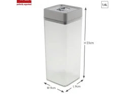 Sunware Sigma home Transparant Grey 1,4 Liter Vorratdose< Schüssel & Schalen