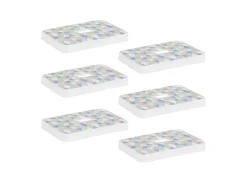 Sunware Aufbewahrungsboxen-Sigma home Triangel Deckel - Set von 6