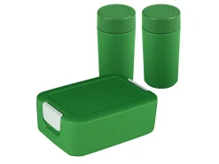 Sunware Sigma Lunchbox home mit 2 Trinkbechern - Dark Green< Schüssel & Schalen
