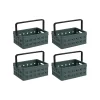 Sunware Square 24 Liter 4er-Set Klappboxen mit Griff< Klappboxen